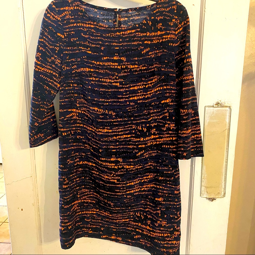 BCBGeneration Womens Persimmon Shift Dress 3/4 Sleeves Size XXS